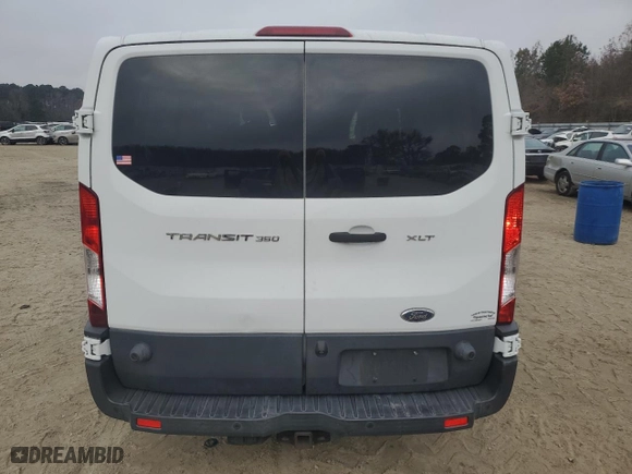 2015 Ford Transit Wagon XL with VIN 1FBZX2YM5FKA67314, listed as a Copart auction lot 82076664 with 117,134 mi miles and Salvage Title. Bid and sale history available at carsss.com. Image 6.