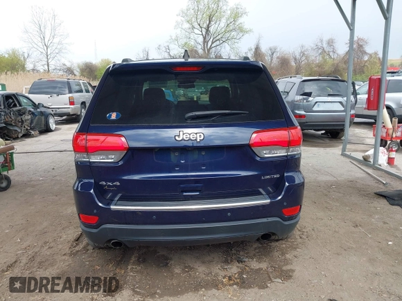 2014 Jeep Grand Cherokee Limited with VIN 1C4RJFBG4EC347208, listed as a IAAI auction lot 41982209 with 124,663 mi miles and . Bid and sale history available at DreamBid. Image 16.