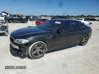 2013 BMW M5 with VIN WBSFV9C58DC772542, listed as a Copart auction lot 47753385 with 109,723 mi miles and Salvage Title. Bid and sale history available at carsss.com. Image 1.