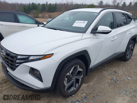 2024 Hyundai Tucson SEL with VIN 5NMJFCDE2RH381695, listed as a IAAI auction lot 41922781 with 6,294 mi miles and . Bid and sale history available at carsss.com. Image 2.
