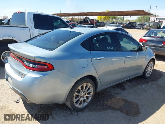 2013 Dodge Dart Limited with VIN 1C3CDFCH2DD182485, listed as a IAAI auction lot 42069284 with 69,445 mi miles. Bid and sale history available at carsss.com. Image 4.