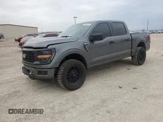 2024 Ford F-150 STX with VIN 1FTEW2K5XRKE95995, listed as a Copart auction lot 48203275 with 3,132 mi miles and Salvage Title. Bid and sale history available at carsss.com. Image 1.