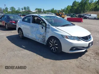 2015 Honda Civic EX-L with VIN 19XFB2F96FE203352, listed as a IAAI auction lot 42136173 with 152,124 mi miles. Bid and sale history available at carsss.com. Image 1.