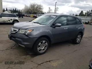2008 Acura MDX with VIN 2HNYD282X8H523827, listed as a Copart auction lot 50609315 with 202,211 mi miles and Salvage Title. Bid and sale history available at DreamBid. Image 1.