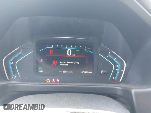 2020 Honda Odyssey Touring with VIN 5FNRL6H81LB028083, listed as a IAAI auction lot 42003810 with 71,536 mi miles and . Bid and sale history available at DreamBid. Image 7.
