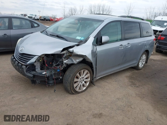 2012 Toyota Sienna LE with VIN 5TDJK3DC0CS046420, listed as a IAAI auction lot 41626308 with 108,517 mi miles. Bid and sale history available at carsss.com. Image 19.