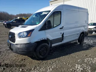 2019 Ford Transit z VIN 1FTYR1CM9KKB23140, wystawiony jako Copart lot #43346595 z przebiegiem 64 759 mil mil oraz Szkody całkowita. Historia ofert i sprzedaży dostępna na DreamBid. Obrazek 1.