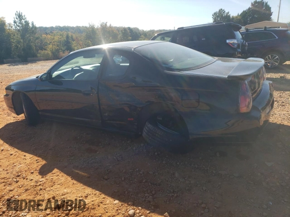 2003 Chevrolet Monte Carlo SS with VIN 2G1WX12K939166563, listed as a Copart auction lot 77012714 with 53,487 mi miles and Salvage Title. Bid and sale history available at carsss.com. Image 2.