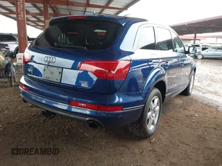 2015 Audi Q7 Premium Plus with VIN WA1LGAFE7FD010831, listed as a IAAI auction lot 41746007 with 106,796 mi miles and . Bid and sale history available at DreamBid. Image 4.