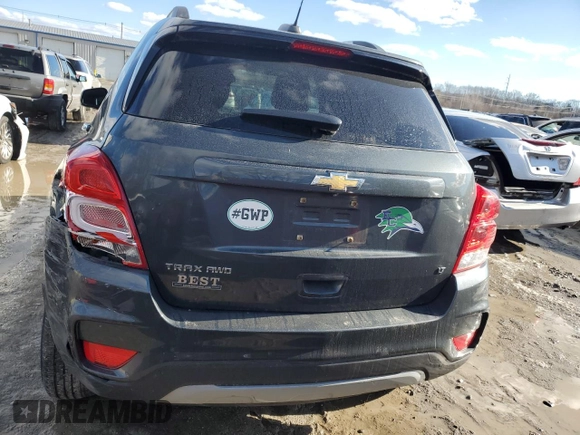 2018 Chevrolet Trax LT with VIN KL7CJPSB3JB710840, listed as a Copart auction lot 46485145 with 61,459 mi miles and Salvage Title. Bid and sale history available at carsss.com. Image 6.
