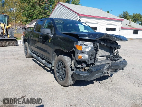 2022 Chevrolet Silverado 1500 Custom with VIN 1GCPDBEK8NZ542961, listed as a IAAI auction lot 40464540 with 45,122 mi miles. Bid and sale history available at carsss.com. Image 1.