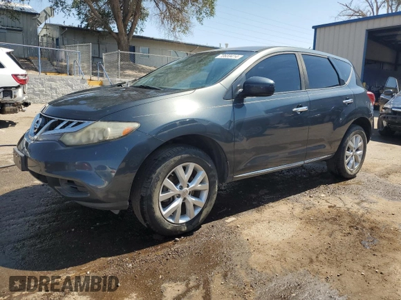 2012 Nissan Murano SL with VIN JN8AZ1MW5CW217452, listed as a Copart auction lot 70659414 with 158,461 mi miles and Salvage Title. Bid and sale history available at carsss.com. Image 1.