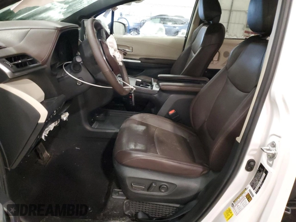 2023 Toyota Sienna Platinum with VIN 5TDESKFC4PS082853, listed as a Copart auction lot 42773605 with 23,693 mi miles and Salvage Title. Bid and sale history available at DreamBid. Image 7.