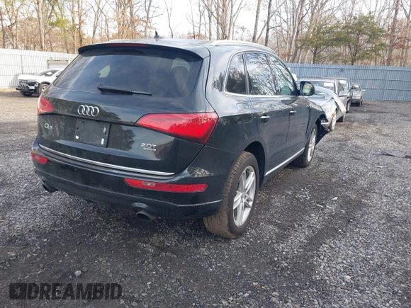 2016 Audi Q5 Premium Plus with VIN WA1L2AFP0GA026971, listed as a IAAI auction lot 41630172 with 98,077 mi miles. Bid and sale history available at carsss.com. Image 4.