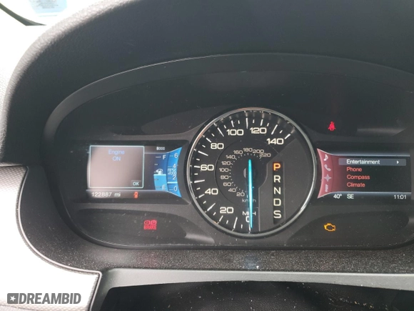 2013 Ford Edge SEL with VIN 2FMDK4JC4DBE22591, listed as a Copart auction lot 51941445 with 122,887 mi miles and Salvage Title. Bid and sale history available at carsss.com. Image 9.
