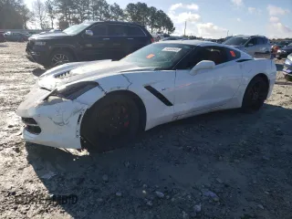 2017 Chevrolet Corvette Z51 1LT with VIN 1G1YH2D70H5103344, listed as a Copart auction lot 84568344 with 0 mi miles and Salvage Title. Bid and sale history available at carsss.com. Image 1.