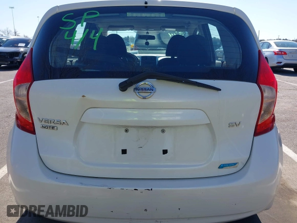 2014 Nissan Note SV with VIN 3N1CE2CP0EL381204, listed as a IAAI auction lot 41995952 with 88,890 mi miles and . Bid and sale history available at DreamBid. Image 16.