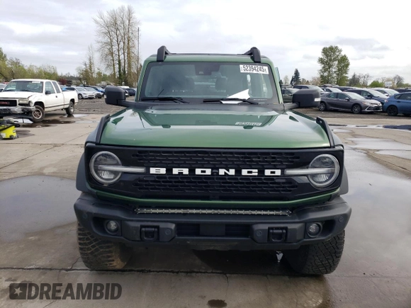 2022 Ford Bronco with VIN 1FMDE5CP2NLB82262, listed as a Copart auction lot 52394245 with 27,778 mi miles and Salvage title. Bid and sale history available at DreamBid. Image 5.