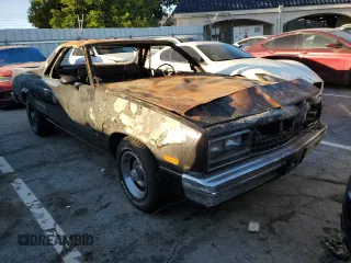 1982 Chevrolet El Camino with VIN 1GCCW80H0CR134362, listed as a Copart auction lot 74528264 with 0 mi miles and Salvage Title. Bid and sale history available at carsss.com. Image 4.