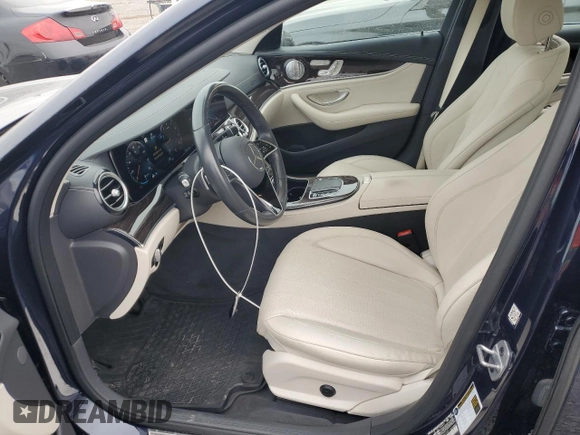 2021 Mercedes-Benz E-Class E 350 with VIN W1KZF8EB0MA908193, listed as a Copart auction lot 53464945 with 46,791 mi miles and Salvage Title. Bid and sale history available at carsss.com. Image 7.