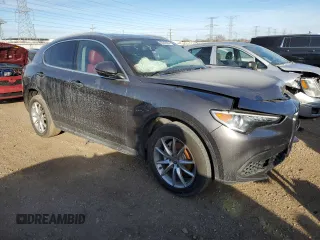 2019 Alfa Romeo Stelvio Ti z VIN ZASPAKBN0K7C56432, wystawiony jako Copart lot #85646664 z przebiegiem Nie podano mil oraz Szkoda całkowita • Salvage title. Historia ofert i sprzedaży dostępna na DreamBid. Obrazek 4.