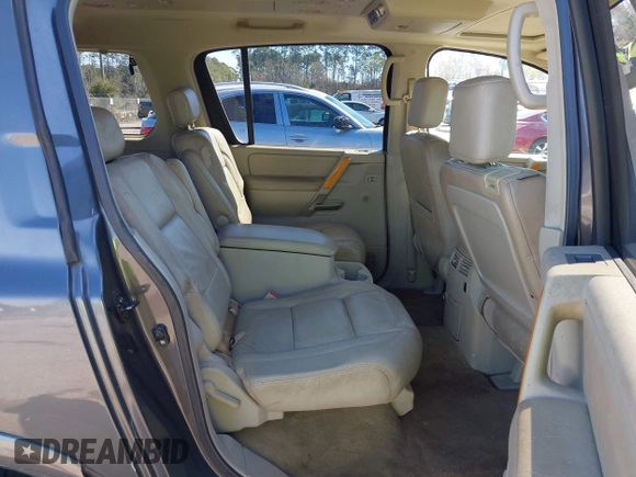 2004 Infiniti QX56 with VIN 5N3AA08A54N801565, listed as a IAAI auction lot 41700837 with 145,091 mi miles. Bid and sale history available at carsss.com. Image 8.