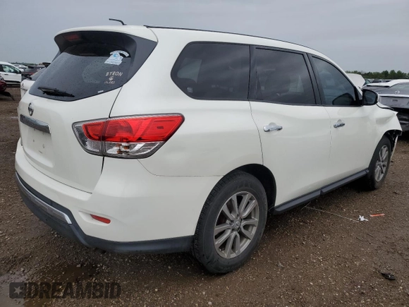 2015 Nissan Pathfinder S with VIN 5N1AR2MN5FC626688, listed as a Copart auction lot 58366045 with 148,900 mi miles and Salvage title. Bid and sale history available at DreamBid. Image 3.