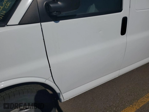 2021 Chevrolet Express Cargo with VIN 1GCWGAFP2M1303233, listed as a IAAI auction lot 42731173 with 57,034 mi miles and . Bid and sale history available at DreamBid. Image 17.