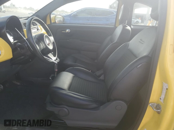 2014 FIAT 500 Sport with VIN 3C3CFFBR4ET275850, listed as a Copart auction lot 45354255 with 73,093 mi miles and Salvage Title. Bid and sale history available at carsss.com. Image 7.
