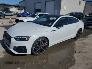 2021 Audi S5 Sportback Premium Plus z VIN WAUC4CF59MA063116, wystawiony jako Copart lot #47308805 z przebiegiem 49 688 mil mil oraz Szkoda całkowita • Salvage title. Historia ofert i sprzedaży dostępna na DreamBid. Obrazek 1.