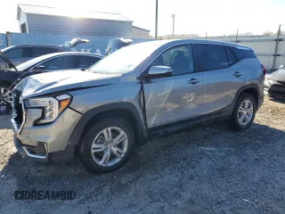 2024 GMC Terrain SLE with VIN 3GKALMEG3RL266710, listed as a Copart auction lot 49746605 with 18,572 mi miles and Clean Title. Bid and sale history available at carsss.com. Image 1.