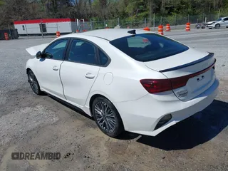 2022 Kia Forte GT-Line with VIN 3KPF54AD9NE502508, listed as a IAAI auction lot 42040553 with 31,652 mi miles and . Bid and sale history available at carsss.com. Image 3.