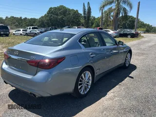 2019 Infiniti Q50 3.0t LUXE with VIN JN1EV7AP5KM512847, listed as a Copart auction lot 53725145 with 88,787 mi miles and Clean Title. Bid and sale history available at carsss.com. Image 4.