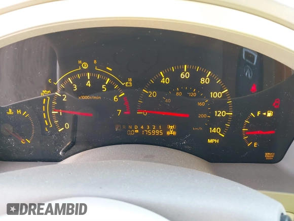 2004 Infiniti QX56 with VIN 5N3AA08CX4N812210, listed as a IAAI auction lot 41402934 with 175,995 mi miles. Bid and sale history available at carsss.com. Image 7.