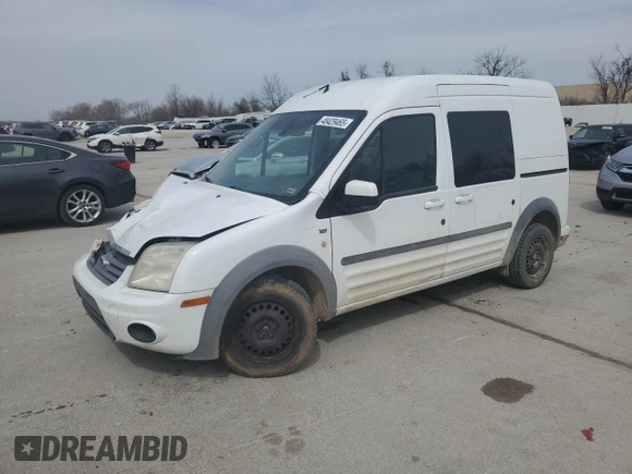 2013 Ford Transit Connect XLT with VIN NM0KS9BN3DT125902, listed as a Copart auction lot 48429465 with 131,065 mi miles and Salvage title. Bid and sale history available at DreamBid. Image 1.
