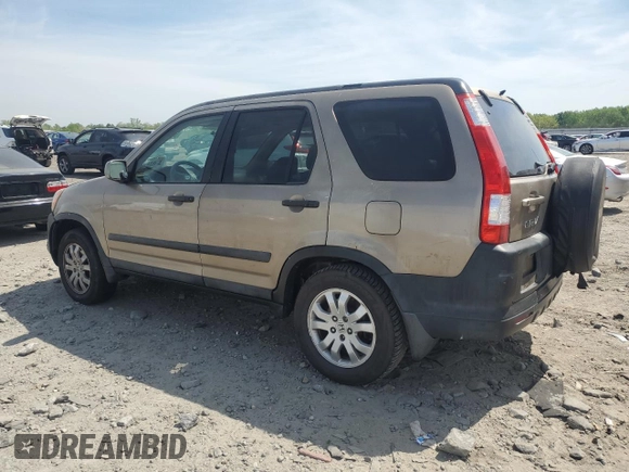 2005 Honda CR-V EX with VIN SHSRD78865U320729, listed as a Copart auction lot 54406435 with 206,351 mi miles and Salvage Title. Bid and sale history available at DreamBid. Image 2.