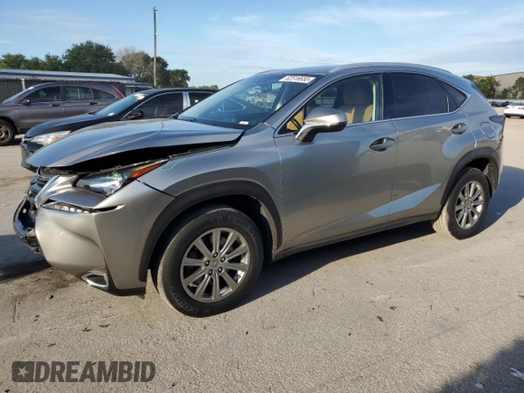 2017 Lexus NX 200t z VIN JTJYARBZ3H2054602, wystawiony jako Copart lot #62516655 z przebiegiem 62 513 mil mil oraz Szkoda całkowita • Salvage title. Historia ofert i sprzedaży dostępna na DreamBid. Obrazek 1.