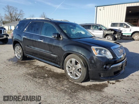 2011 GMC Acadia Denali with VIN 1GKKVTED1BJ355607, listed as a Copart auction lot 49514365 with 279,201 mi miles and Salvage Title. Bid and sale history available at carsss.com. Image 4.