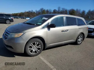 2011 Honda Odyssey EX with VIN 5FNRL5H44BB062878, listed as a Copart auction lot 48437125 with 0 mi miles and Salvage Title. Bid and sale history available at carsss.com. Image 1.