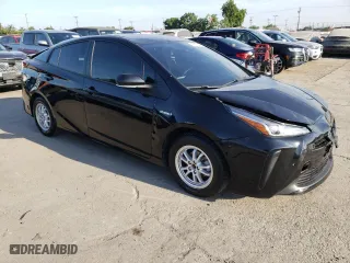 2022 Toyota Prius L Eco with VIN JTDKAMFU7N3178808, listed as a Copart auction lot 83240674 with 40,933 mi miles and Salvage Title. Bid and sale history available at carsss.com. Image 4.