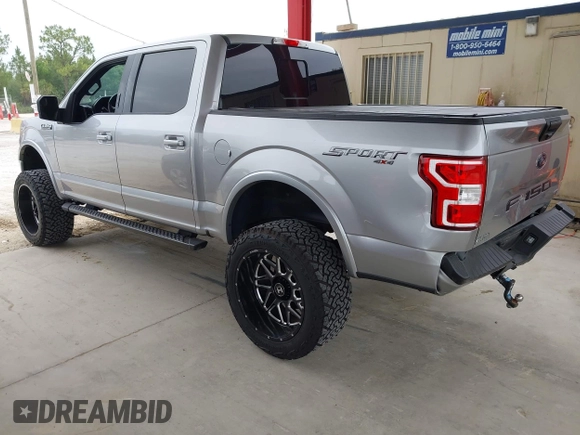 2020 Ford F-150 XL with VIN 1FTEW1EP5LKD86391, listed as a IAAI auction lot 42624676 with 54,066 mi miles and . Bid and sale history available at DreamBid. Image 3.