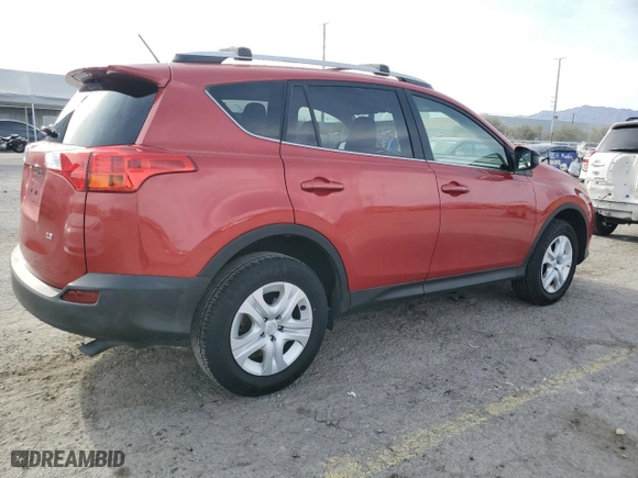 2013 Toyota RAV4 LE with VIN JTMZFREV0D5017369, listed as a Copart auction lot 52124735 with 65,863 mi miles and Salvage Title. Bid and sale history available at carsss.com. Image 3.