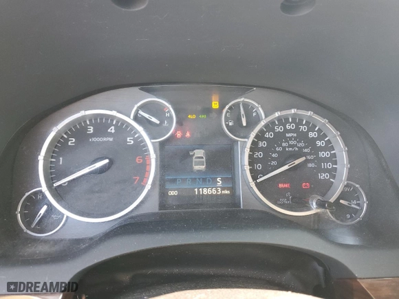 2014 Toyota Tundra 4WD Truck LTD with VIN 5TFHW5F10EX414697, listed as a Copart auction lot 64945854 with 118,663 mi miles and Salvage Title. Bid and sale history available at carsss.com. Image 9.