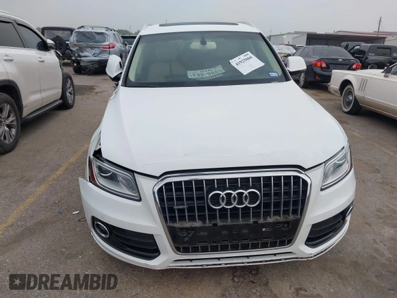 2015 Audi Q5 Premium Plus with VIN WA1LFAFP4FA085377, listed as a IAAI auction lot 41925060 with 99,940 mi miles and . Bid and sale history available at DreamBid. Image 12.