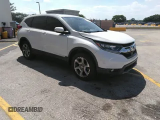 2019 Honda CR-V EX with VIN 5J6RW1H51KA007719, listed as a IAAI auction lot 41985574 with 58,696 mi miles. Bid and sale history available at carsss.com. Image 1.