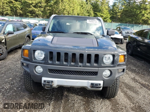 2008 Hummer H3 SUV Luxury with VIN 5GTEN43E588185822, listed as a Copart auction lot 76406734 with 181,808 mi miles and Clean Title. Bid and sale history available at carsss.com. Image 5.