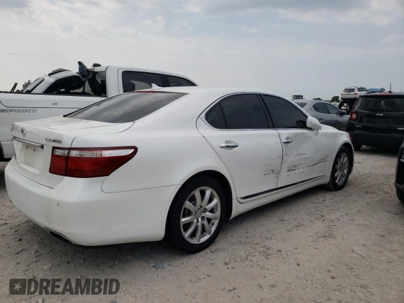 2007 Lexus LS 460 z VIN JTHBL46F175034690, wystawiony jako Copart lot #58154305 z przebiegiem 143 517 mil mil oraz Szkoda całkowita • Salvage title. Historia ofert i sprzedaży dostępna na DreamBid. Obrazek 3.