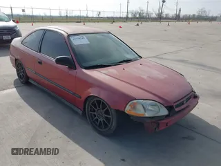 1996 Honda Civic DX with VIN 1HGEJ6125TL056431, listed as a IAAI auction lot 41770145 with 210,240 mi miles. Bid and sale history available at carsss.com. Image 1.