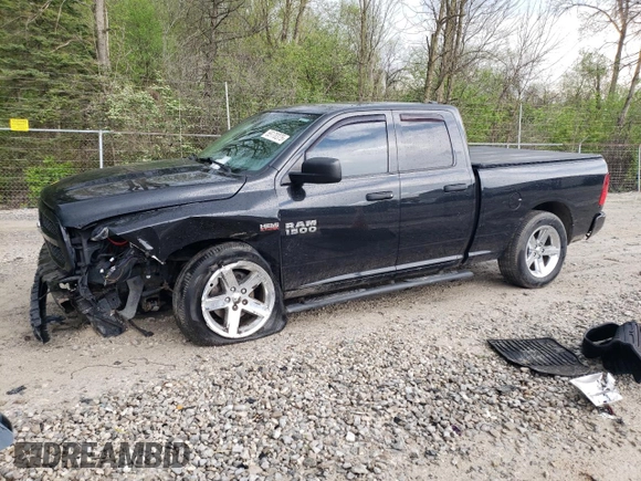 2017 Ram 1500 Express z VIN 1C6RR7FT7HS690036, wystawiony jako Copart lot #55170375 z przebiegiem 56 965 mil mil oraz Szkoda całkowita • Salvage title. Historia ofert i sprzedaży dostępna na DreamBid. Obrazek 1.