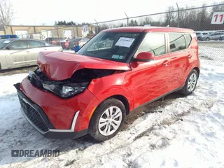 2023 Kia Soul LX with VIN KNDJ23AU1P7207354, listed as a IAAI auction lot 41394853 with 28,552 mi miles and . Bid and sale history available at DreamBid. Image 17.